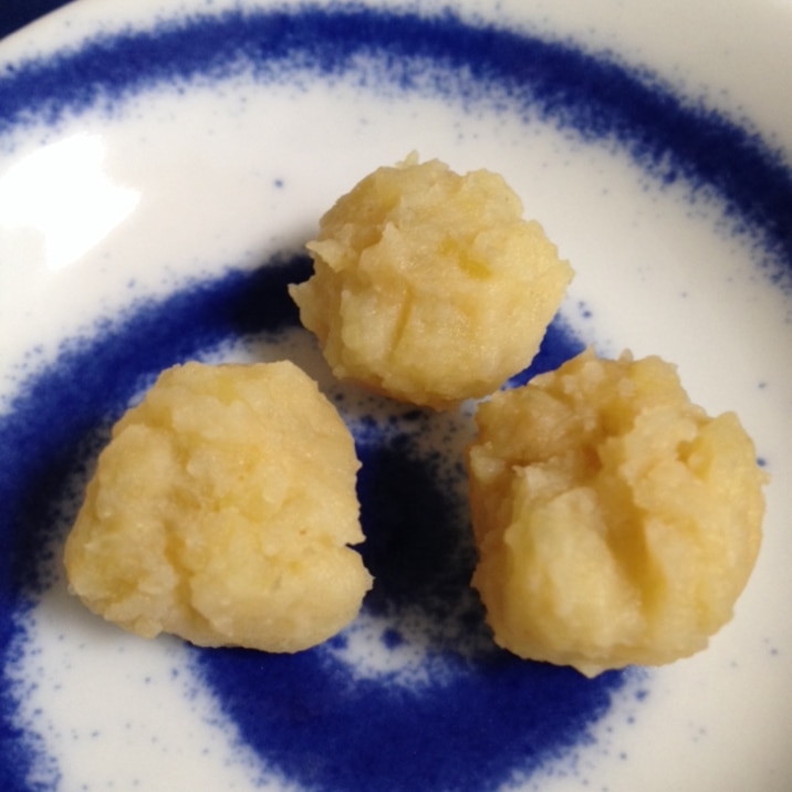 離乳食 お芋ときなこの茶巾しぼり レシピ 作り方 By かなぶん 楽天レシピ